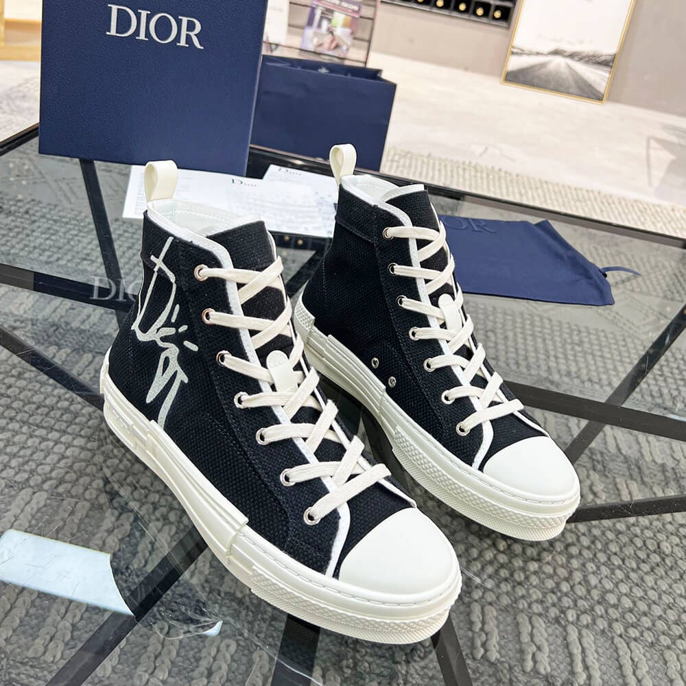 B23 CACTUS JACK DIOR HIGH-TOP SNEAKER Shoes - Replica Luxury Bags™
