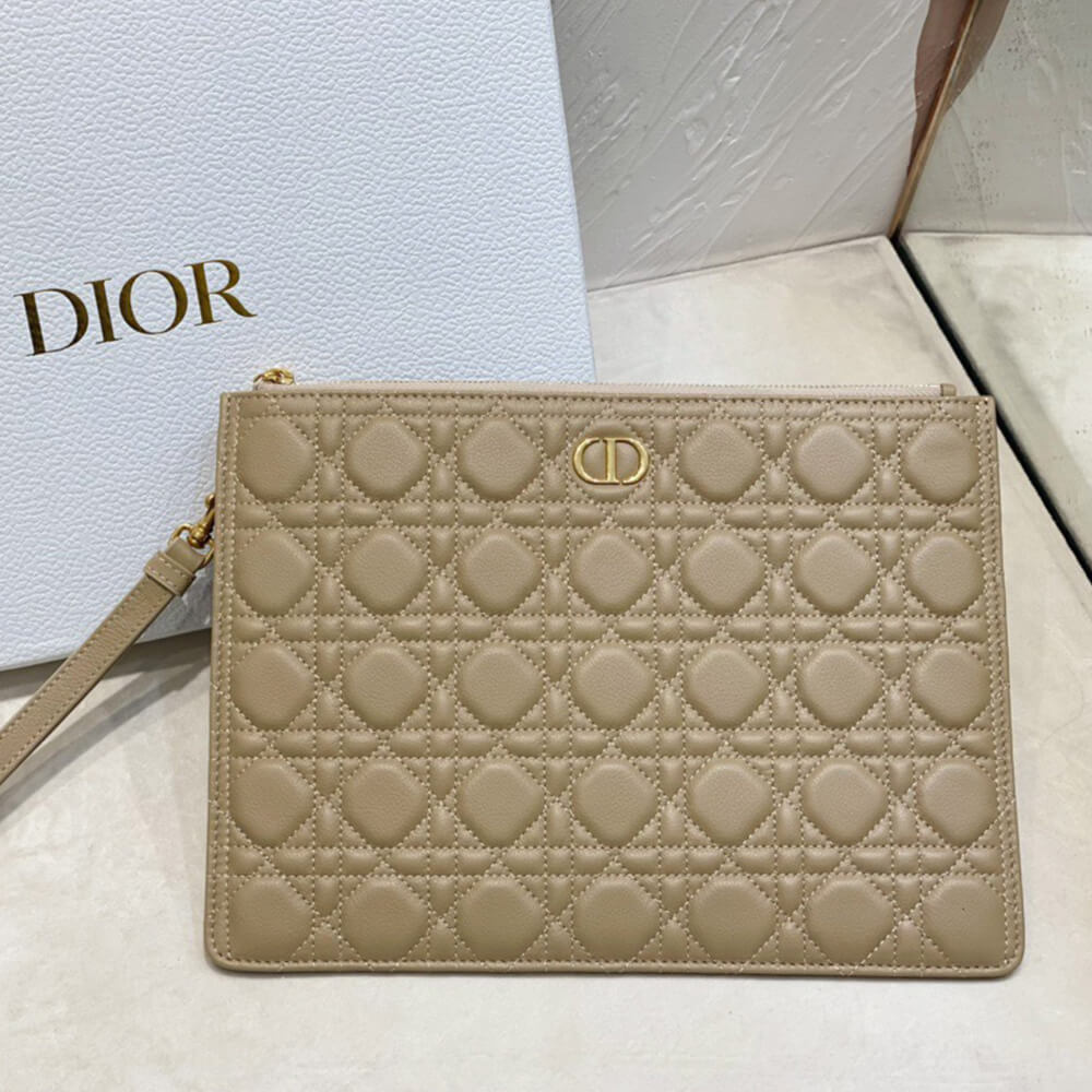 Large Dior Caro Daily Pouch Bag - Replica Luxury Bags™