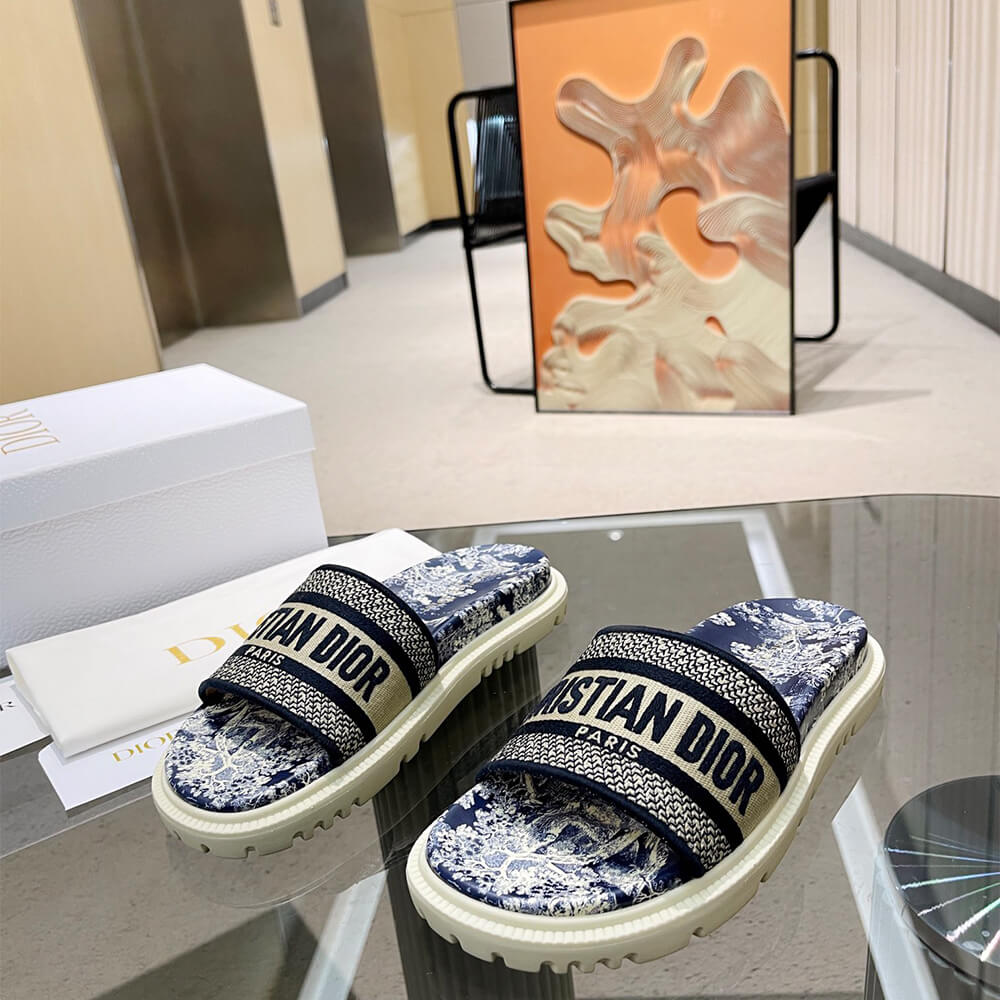 Dior Dway Slide Shoes - Replica Luxury Bags™