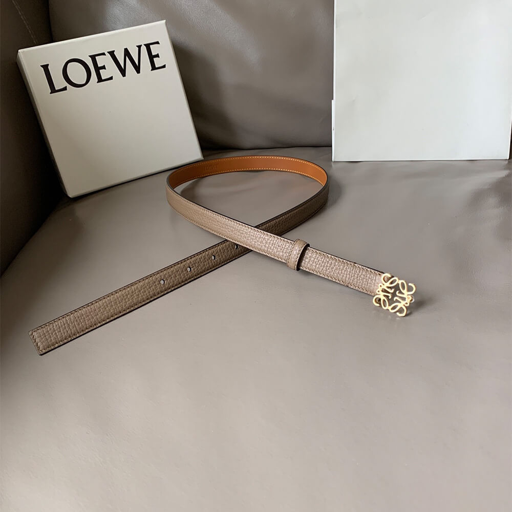 LOEWE Anagram belt in pebble grain calfskin 20mm - Replica Luxury Bags™