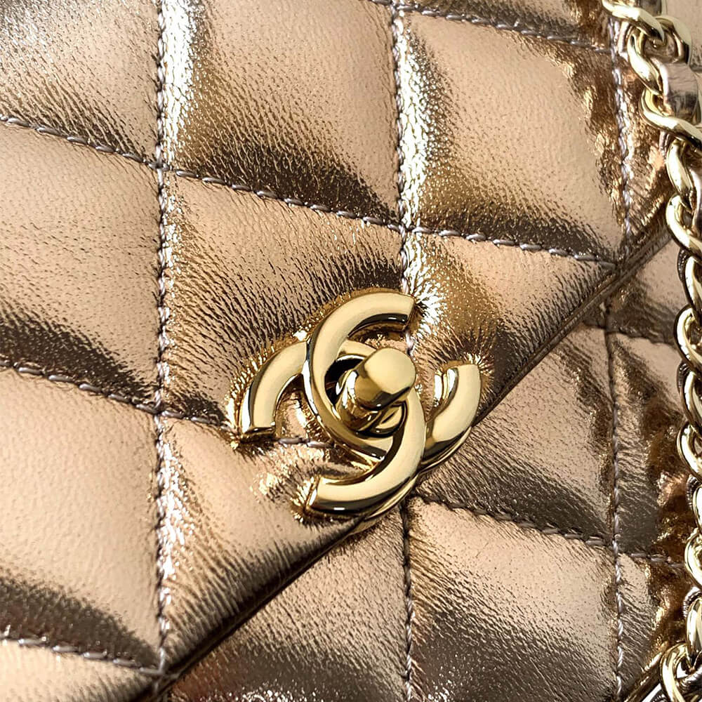 Chanel Flap Phone Holder Bag With Chain - Replica Luxury Bags™