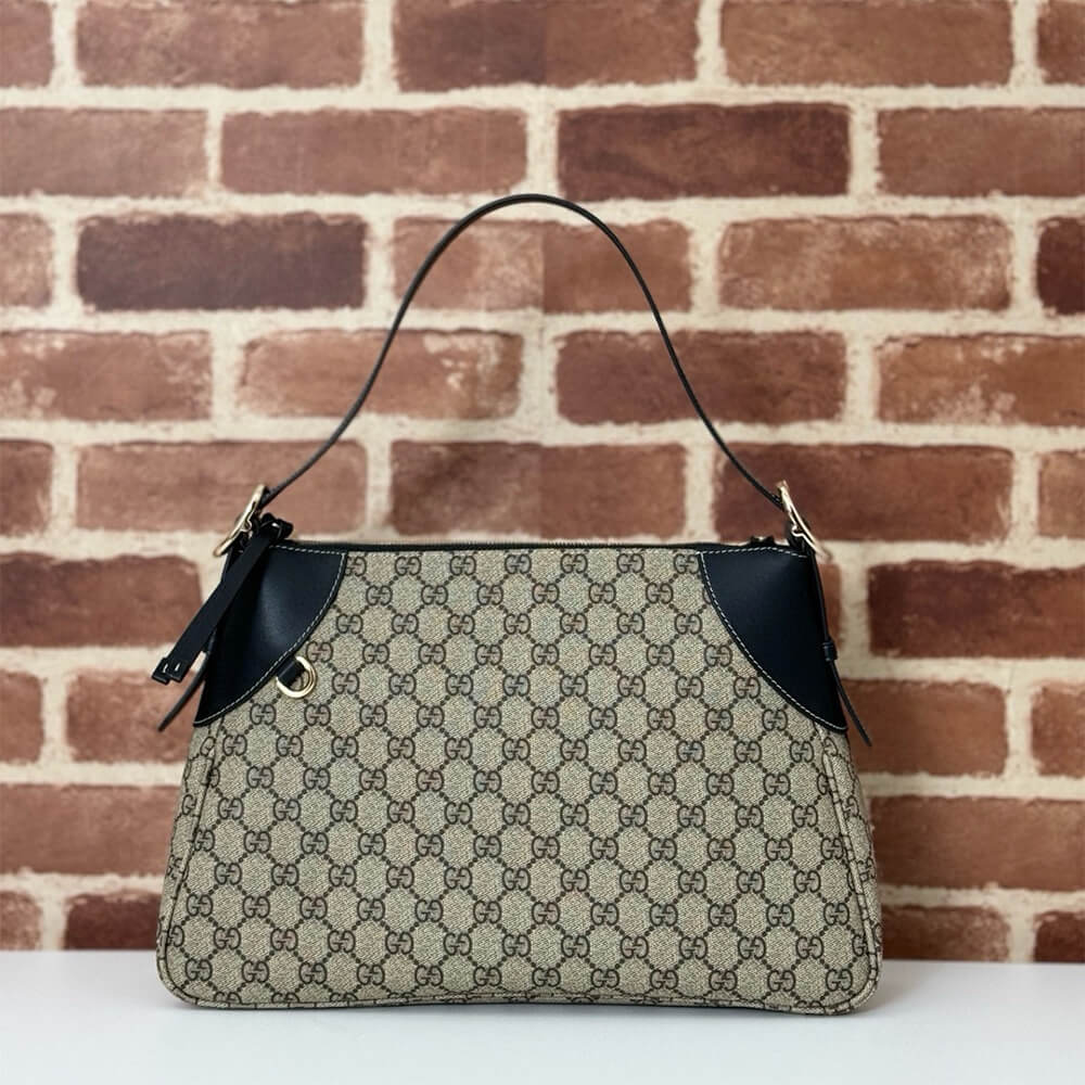 Gucci GG Emblem Medium Shoulder Bag - Replica Luxury Bags™