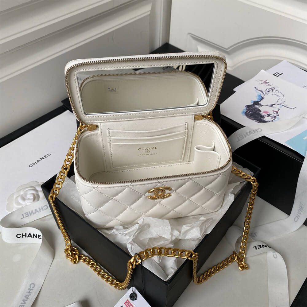 Chanel Vanity Bag with Chain - Replica Luxury Bags™