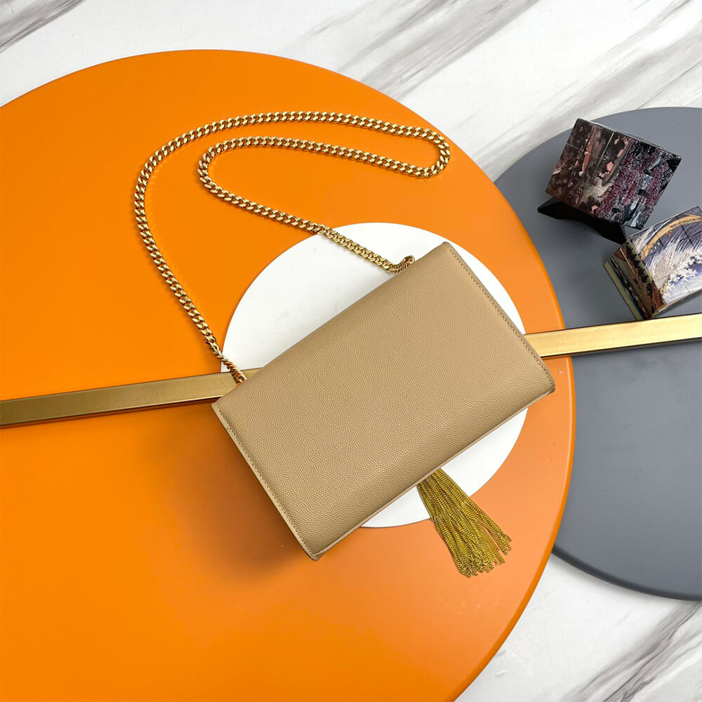 YSL Kate Small Tassel Bag in Grained Leather - Replica Luxury Bags™