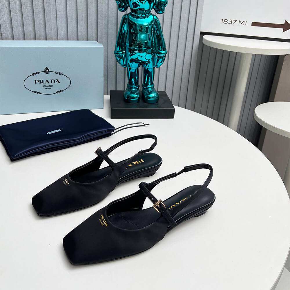 Prada Slingback Ballerinas Shoes - Replica Luxury Bags™