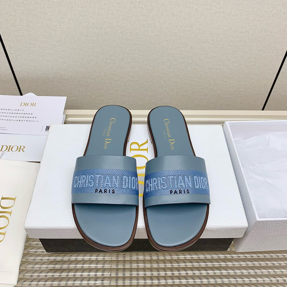 Dior Dway Slides Shoes - Replica Luxury Bags™