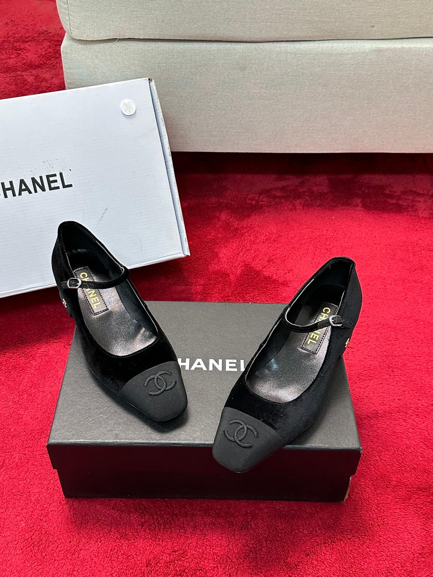 Chanel Mary Janes Heel Shoes - Replica Luxury Bags™