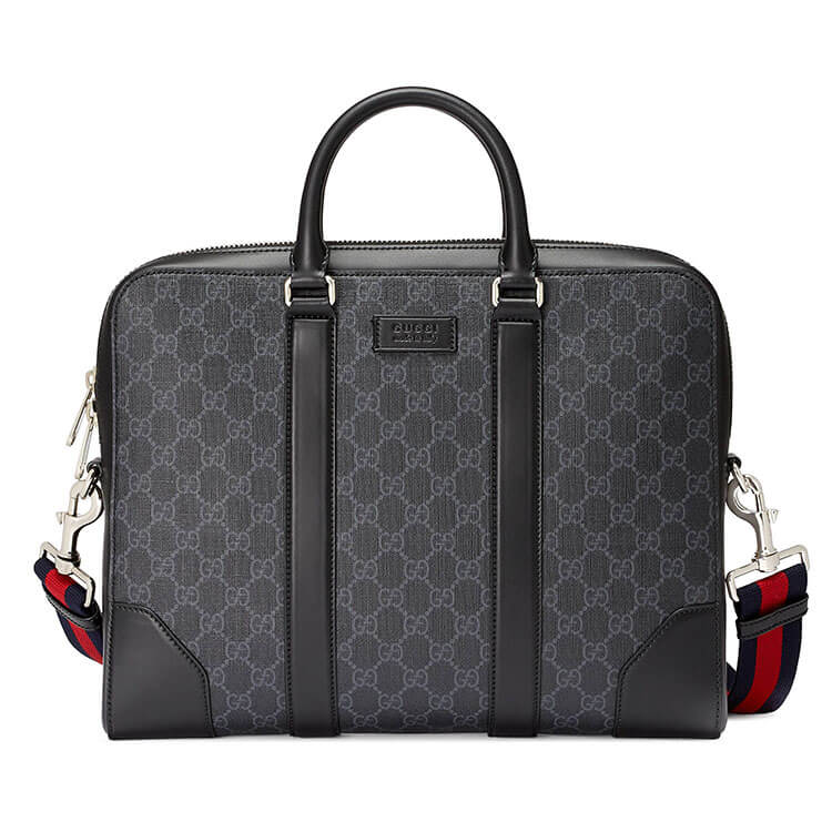 Gucci GG Black Briefcase Bag - Replica Luxury Bags™