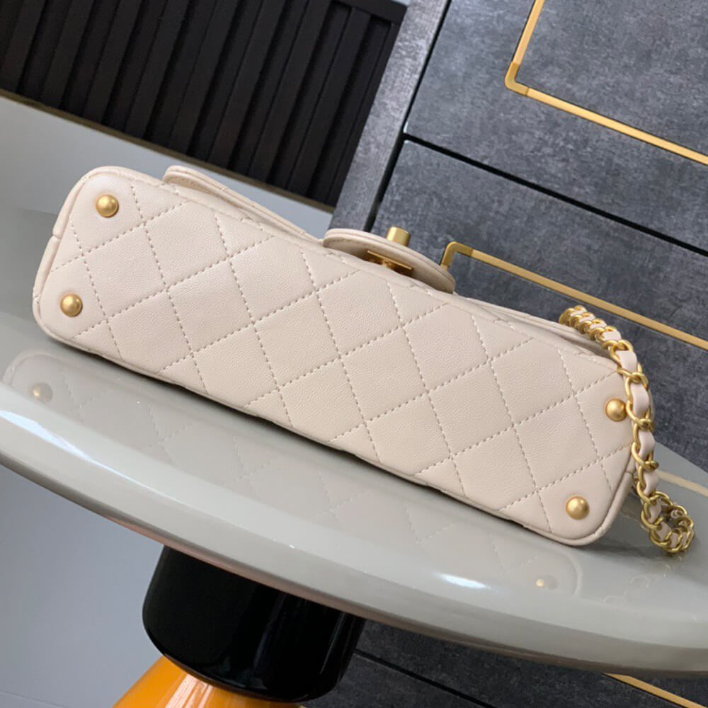 CHANEL Mini Flap Bag with Top Handle - Replica Luxury Bags™