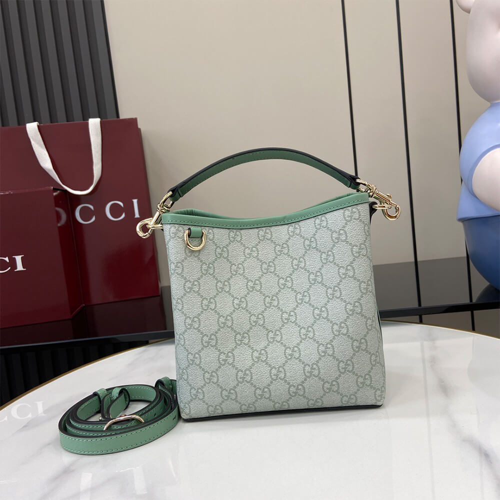 Gucci GG Emblem Mini Bucket Bag - Replica Luxury Bags™