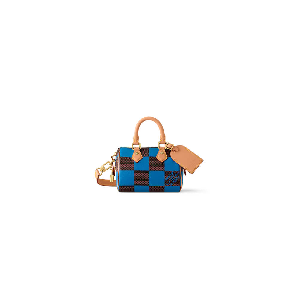 LV Speedy 18 Bandouliere Damier Pop Bag - Replica Luxury Bags™