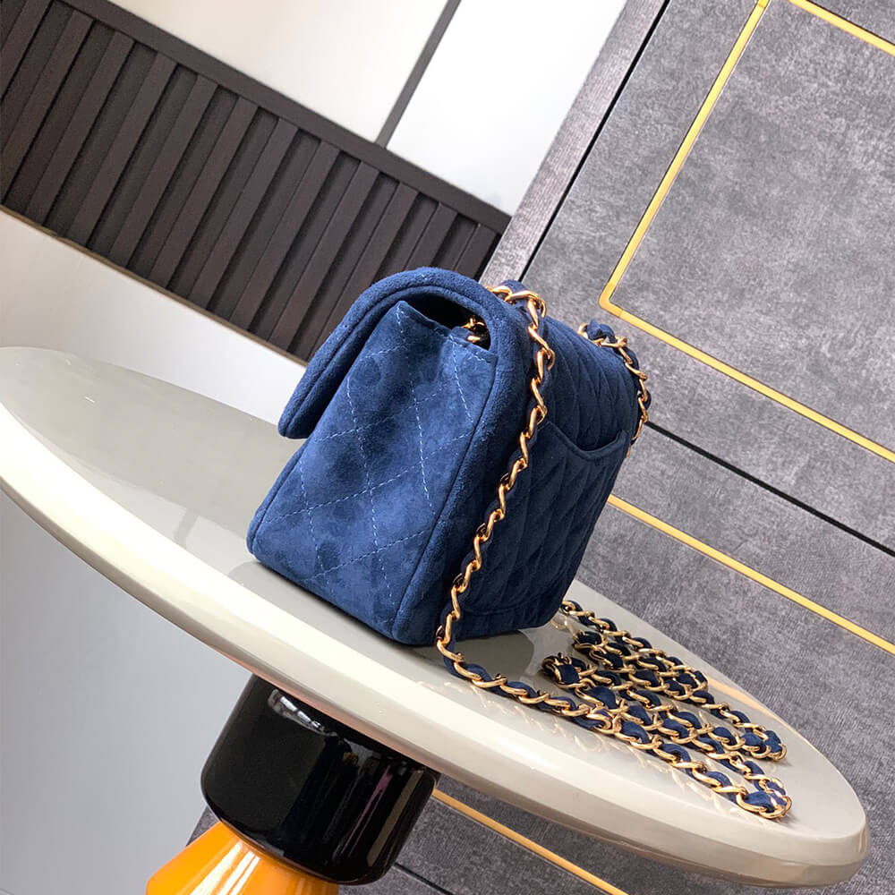 Chanel Suede Mini Flap Bag - Replica Luxury Bags™