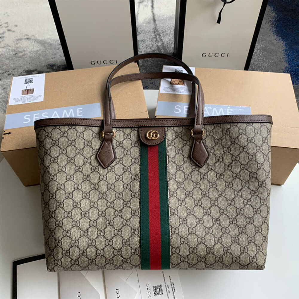 Gucci Ophidia GG Medium Tote Bag - Replica Luxury Bags™