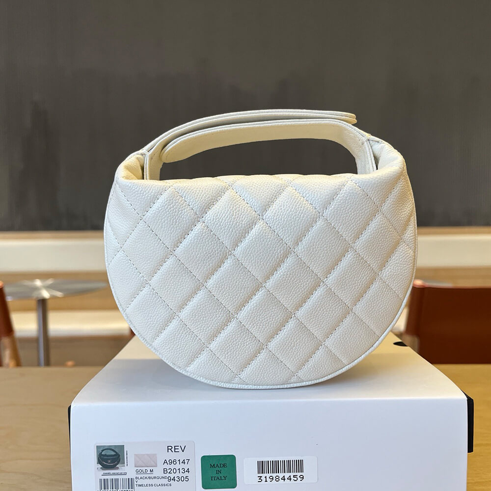 Chanel Pouch Bag in White - Replica Luxury Bags™