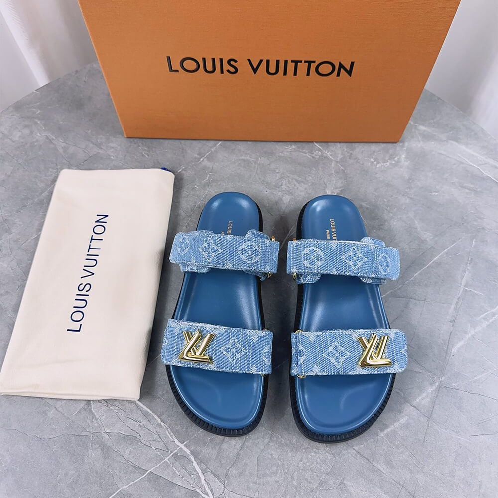 LV Bom Dia Flat Comfort Mule Shoes - Replica Luxury Bags™