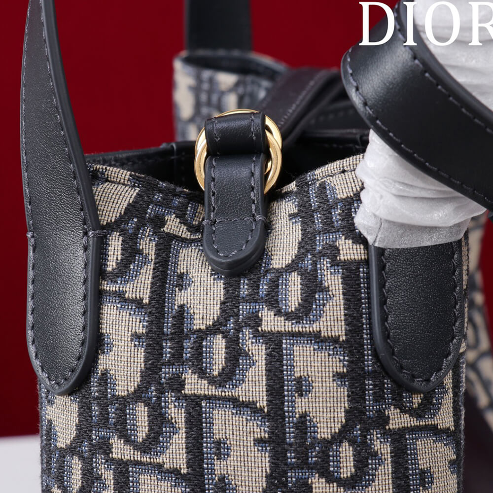 Dior Small Signature Bucket Bag - Replica Luxury Bags™