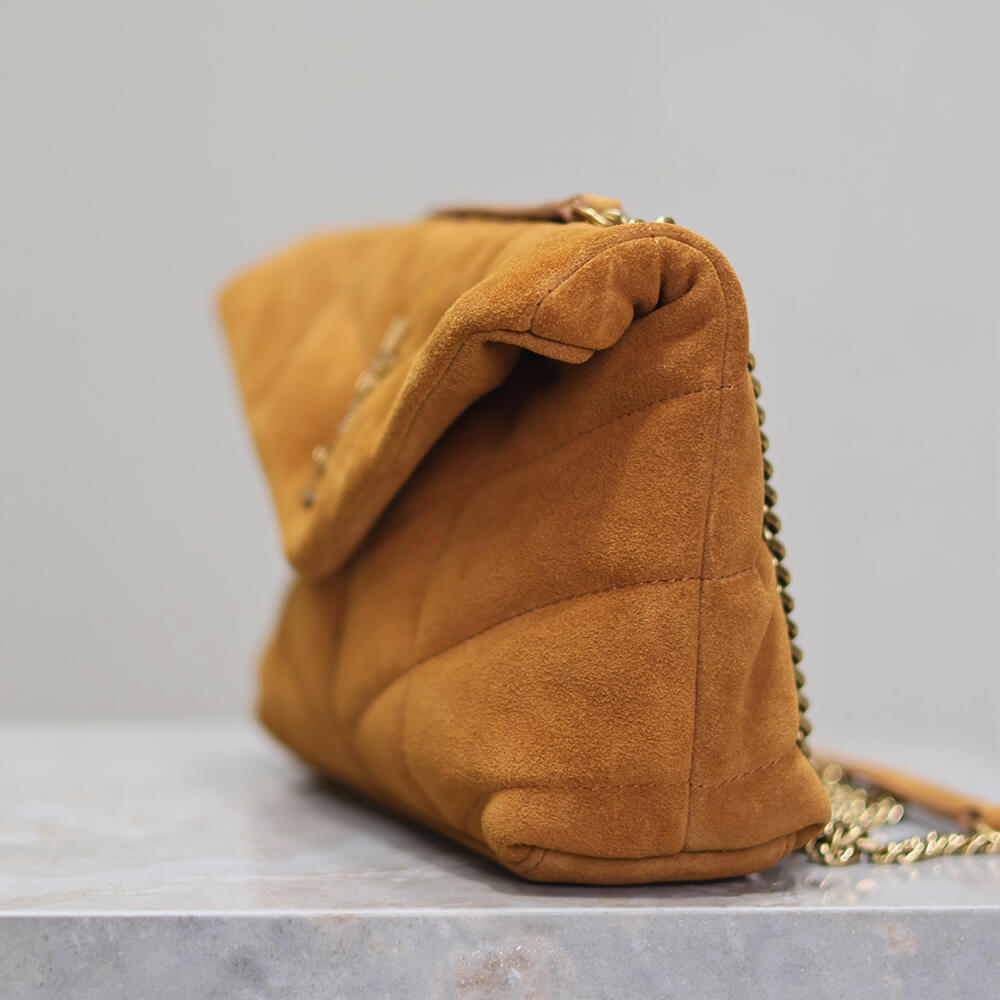 YSL Toy Puffer Bag in Suede - Replica Luxury Bags™