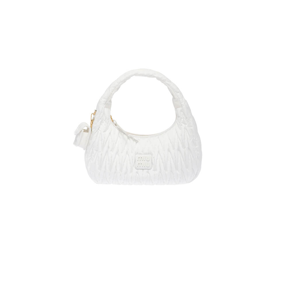 Miumiu Wander Matelasse Regenerated Nylon Hobo Bag - Replica Luxury Bags™