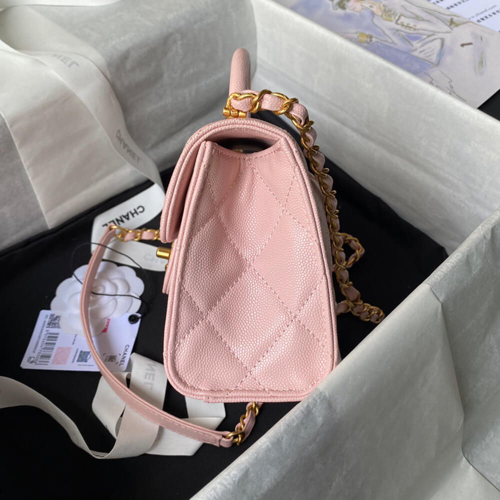 Chanel Mini Flap Bag With Top Handle - Replica Luxury Bags™