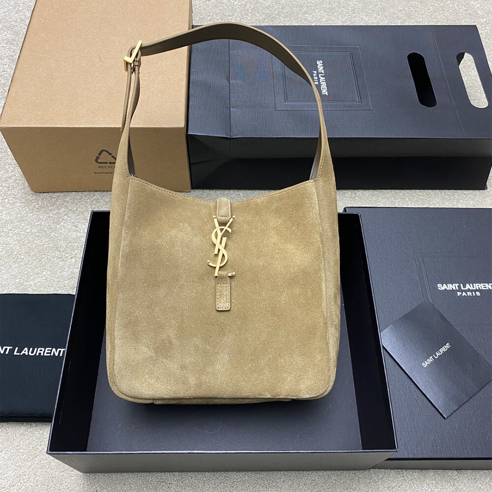 YSL le 5 a 7 Supple Small Suede Bag - Replica Luxury Bags™