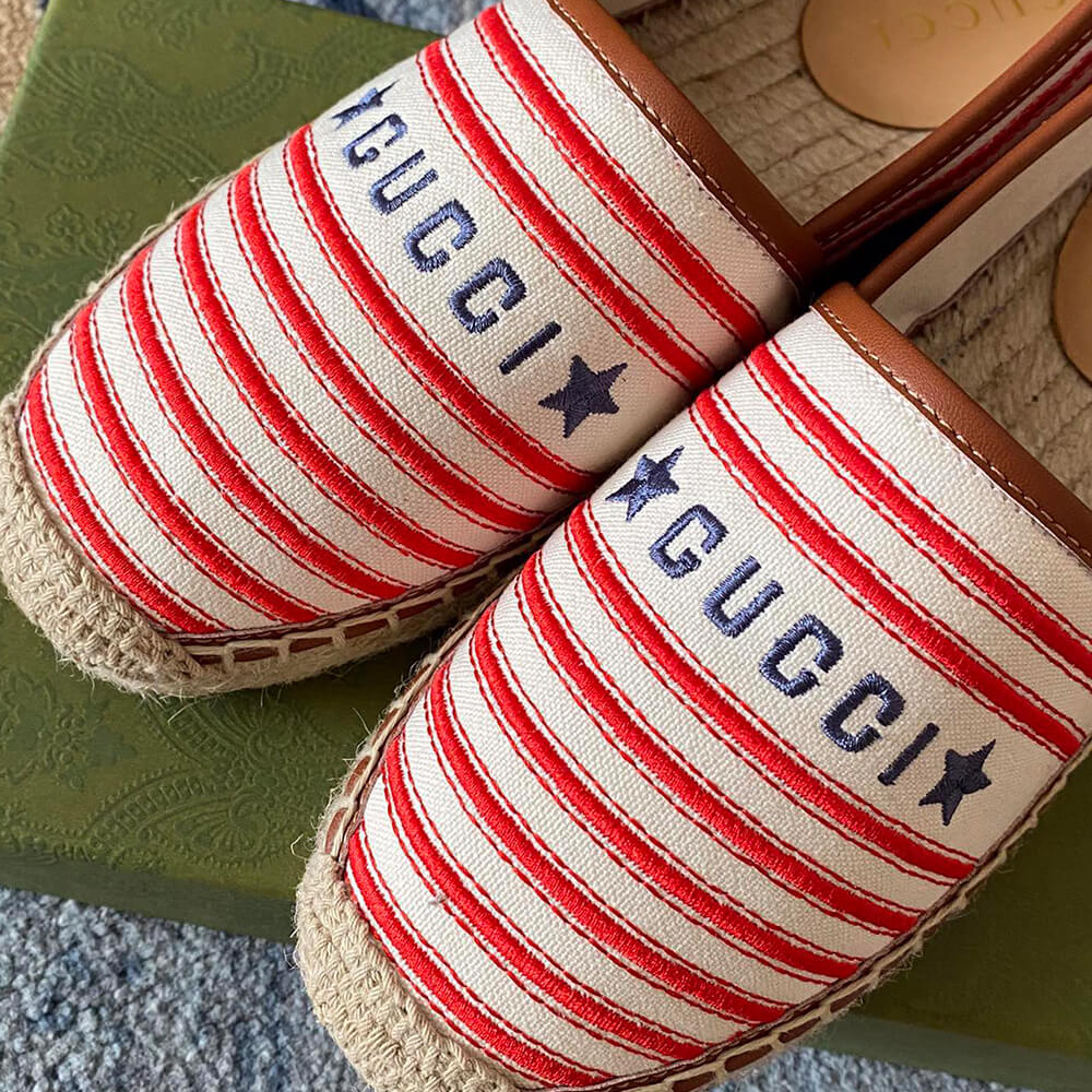 Women s Gucci Star Espadrille Shoes - Replica Luxury Bags™