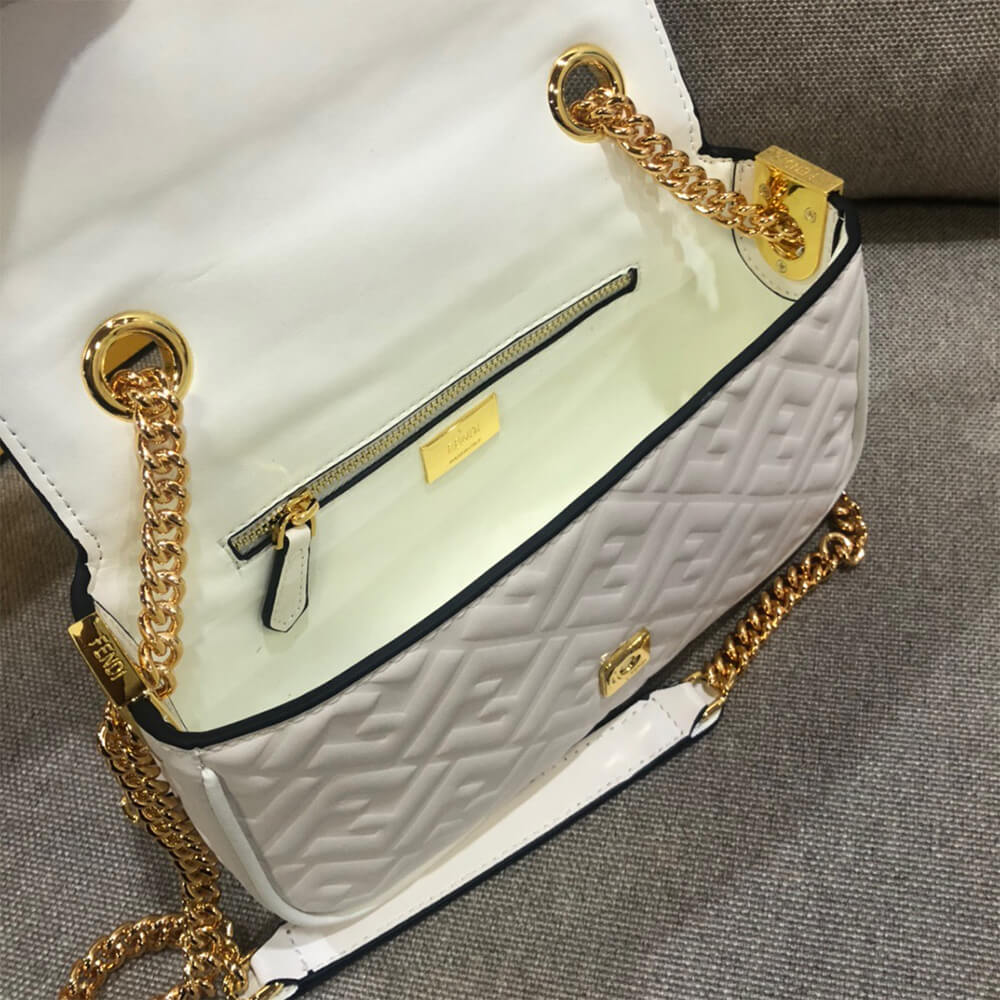 Fendi Baguette Chain Midi Bag - Replica Luxury Bags™