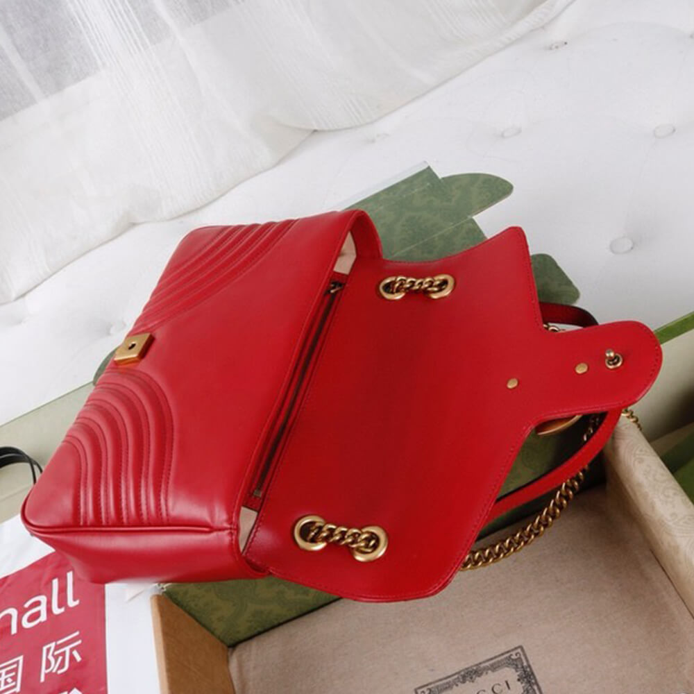 Gucci GG Marmont Medium Matelasse Shoulder Bag - Replica Luxury Bags™