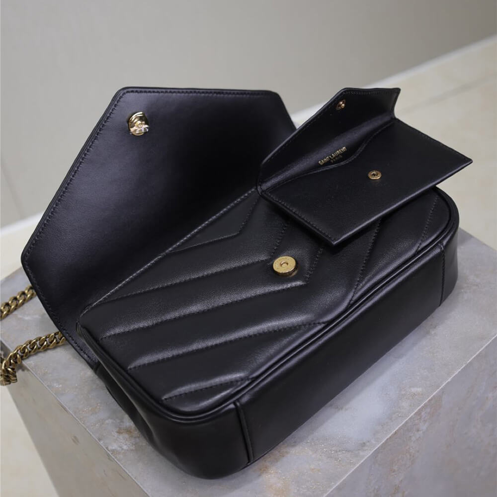 YSL Loulou Small Bag in Matelasse Lambskin - Replica Luxury Bags™