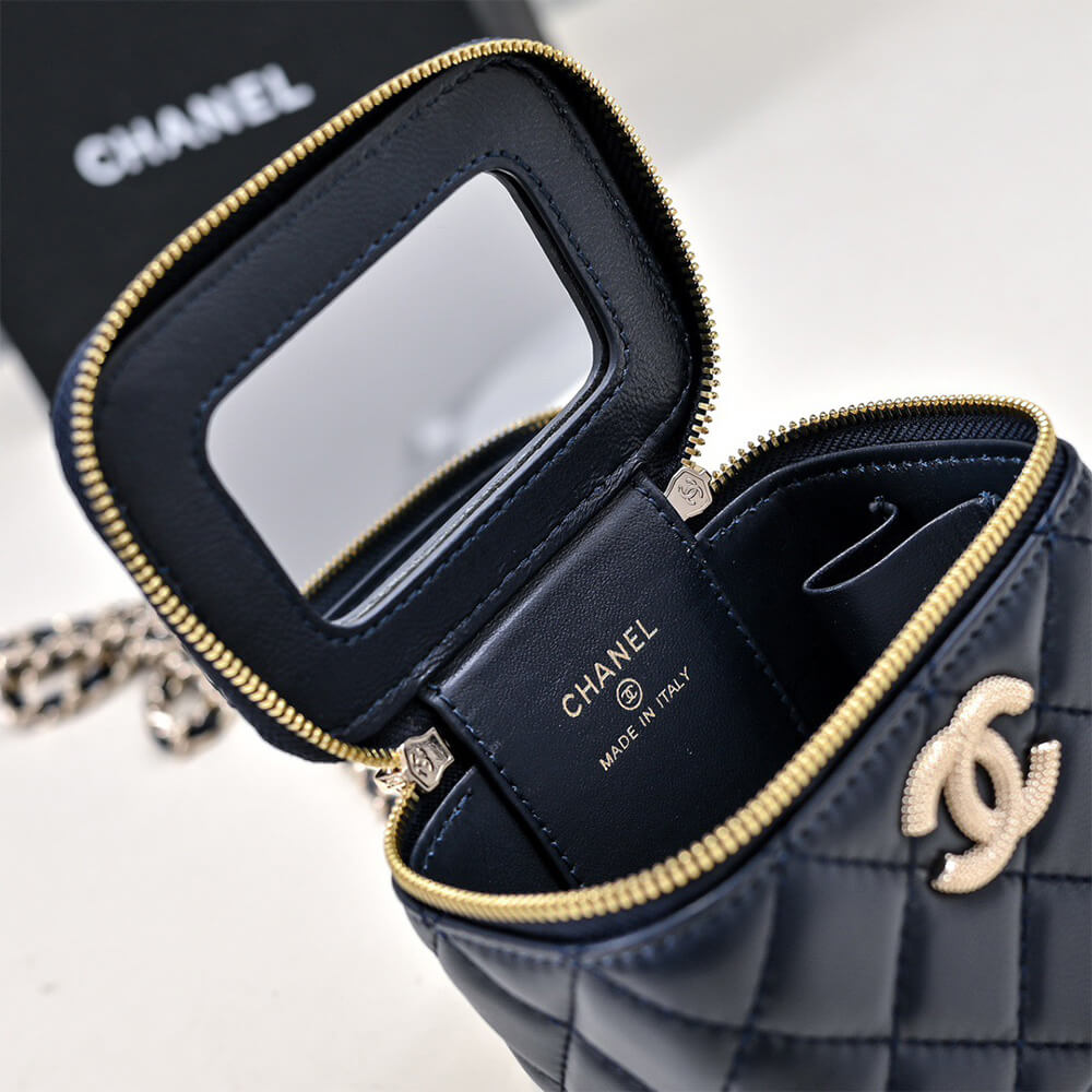 Chanel Small Vanity Bag with Chain - Replica Luxury Bags™