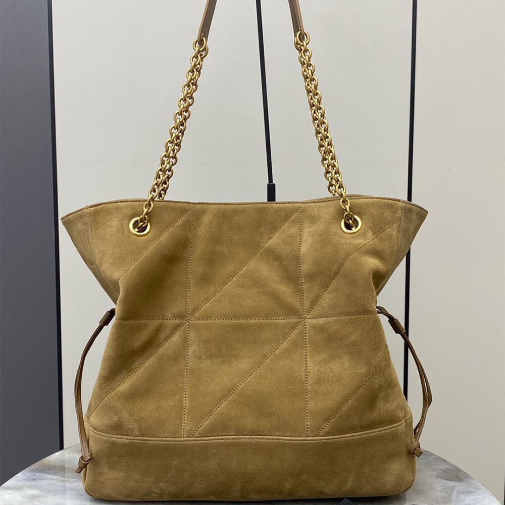 YSL Bag Jamie 4.3 Large Pochon in Suede - Replica Luxury Bags™