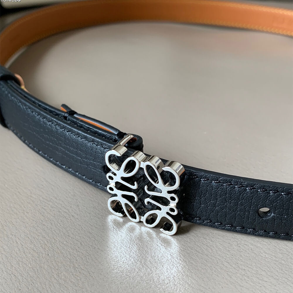 LOEWE Anagram belt in pebble grain calfskin 20mm - Replica Luxury Bags™