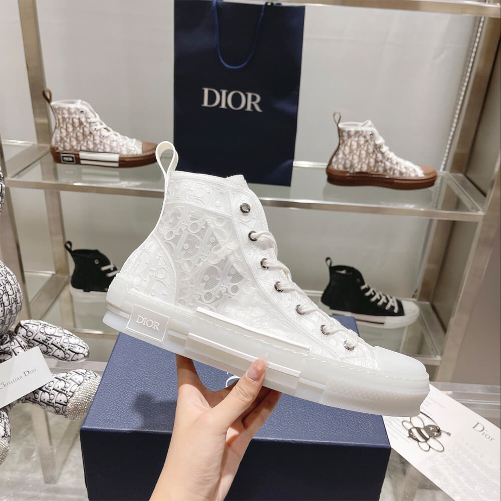 DIOR B23 High-Top Sneakers Dior Oblique Shoes - Replica Luxury Bags™