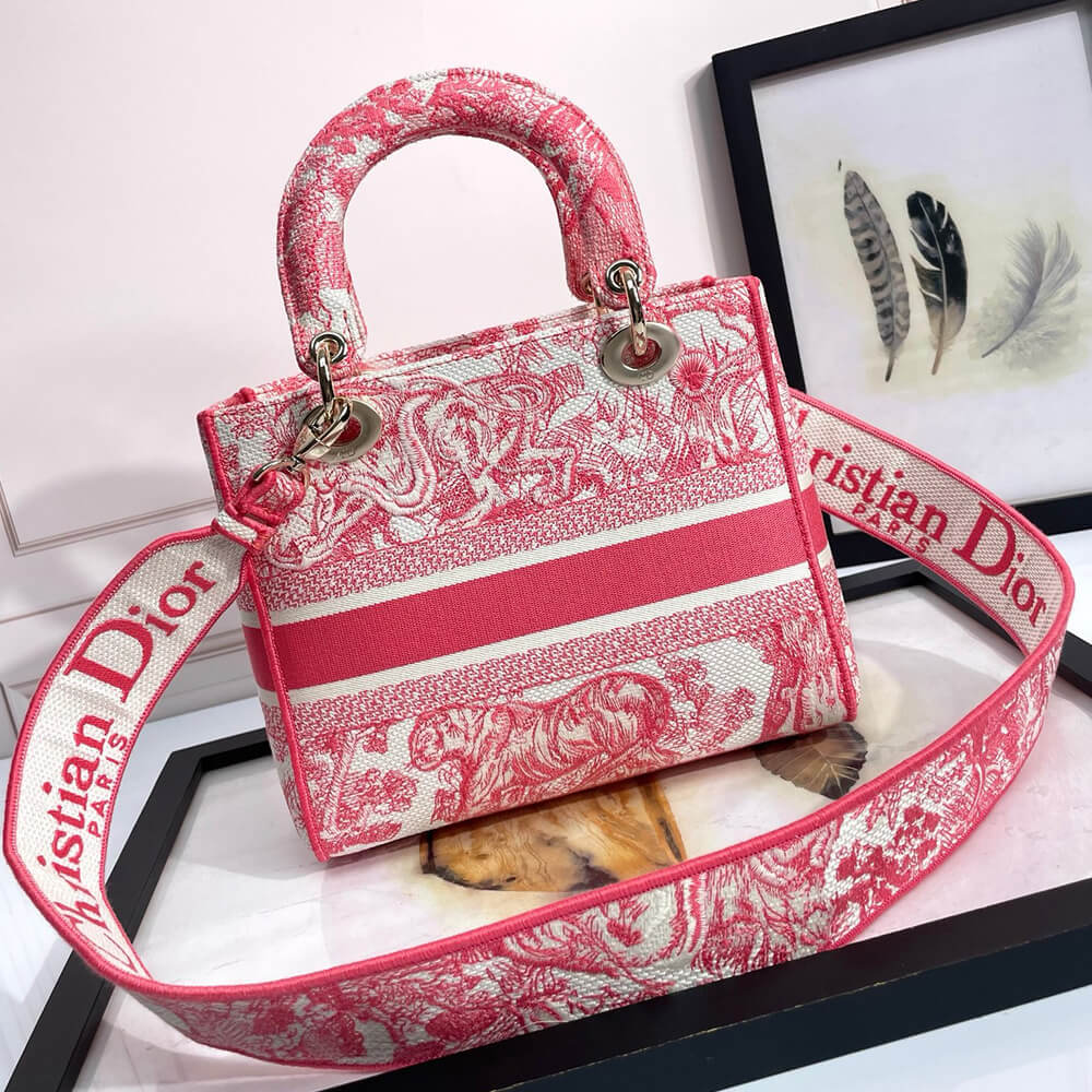 Dior Medium Dioriviera Lady D-Lite Bag - Replica Luxury Bags™