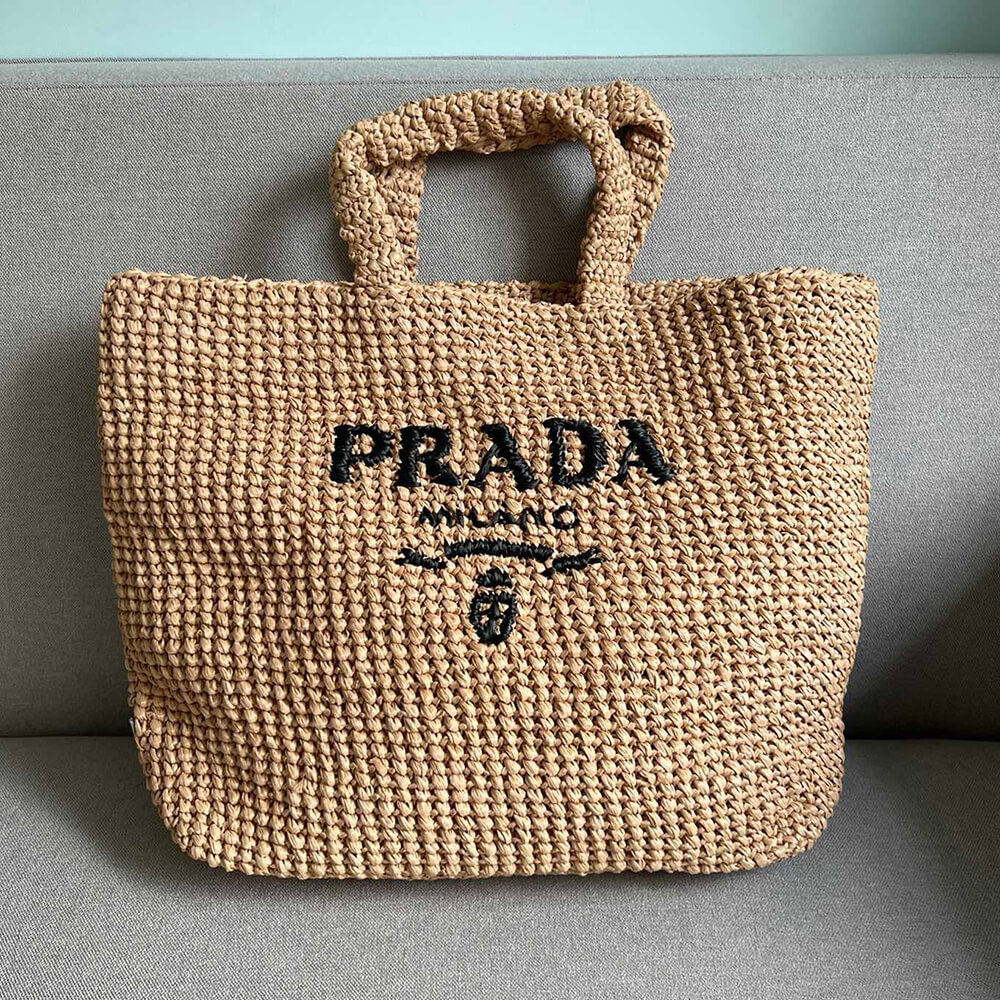 Prada Crochet Tote Bag - Replica Luxury Bags™