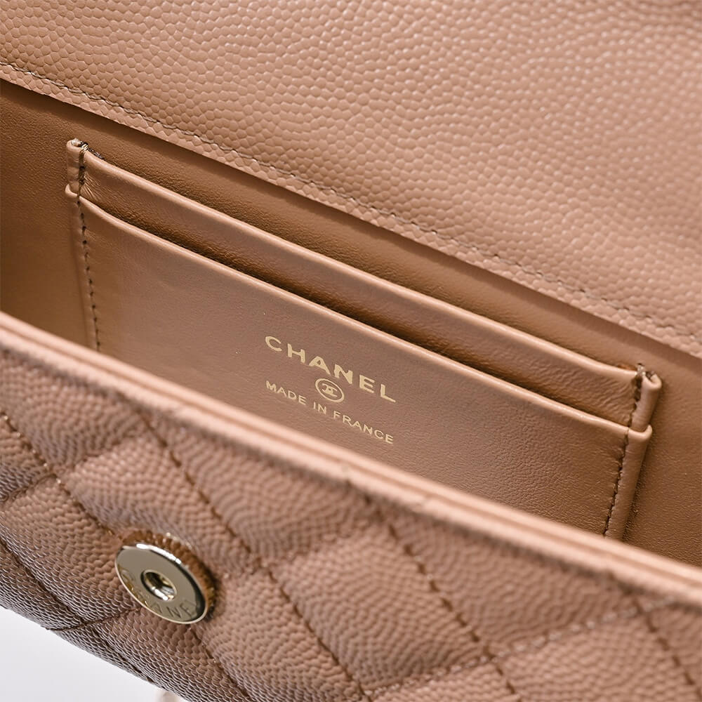 Chanel Flap Phone Holder Bag with Chain - Replica Luxury Bags™