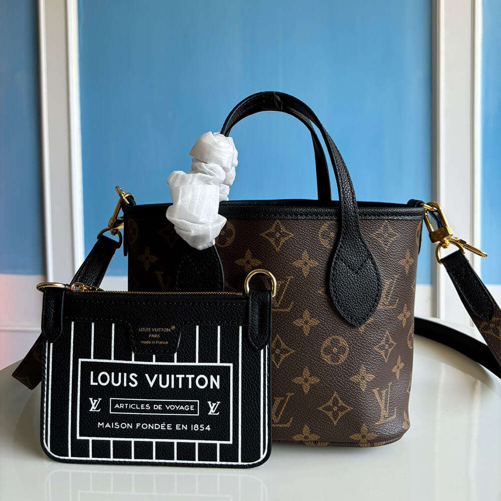 LV Neverfull Bandouliere Inside Out BB Bag - Replica Luxury Bags™