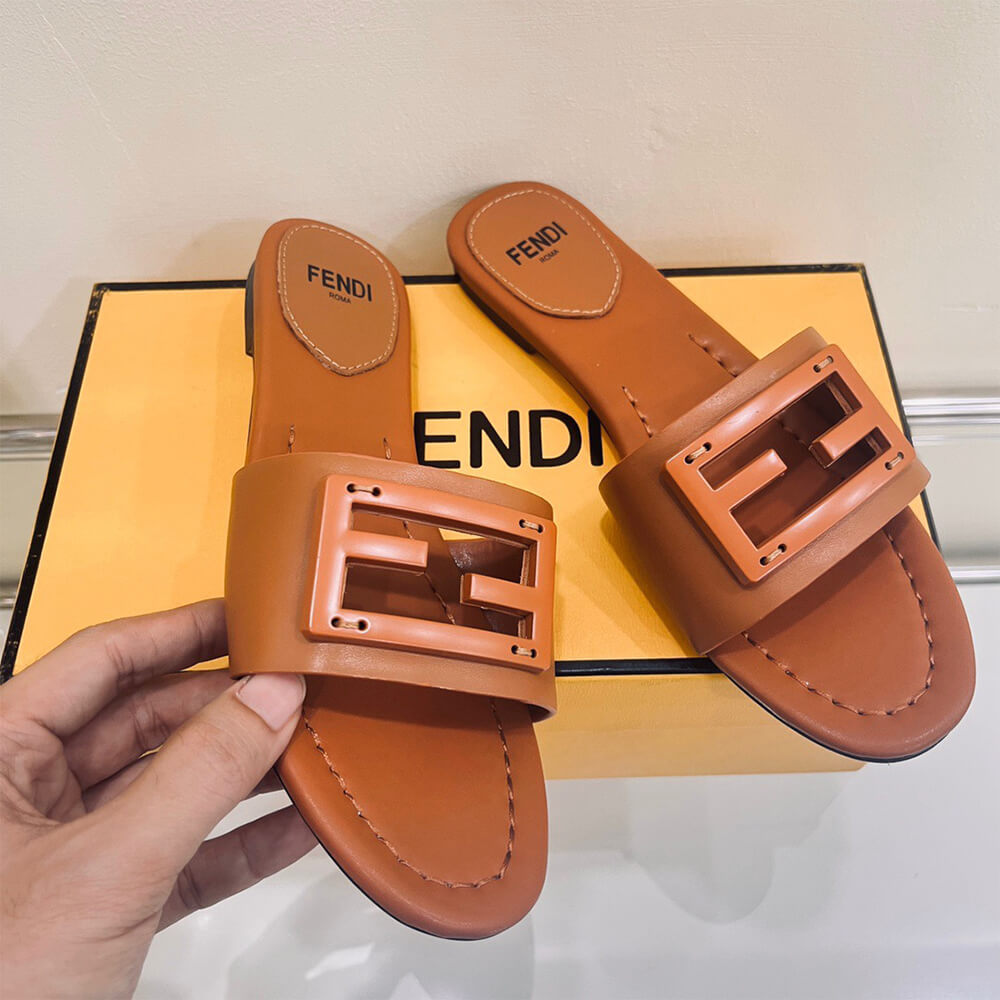 Fendi Baguette Slides Shoes - Replica Luxury Bags™