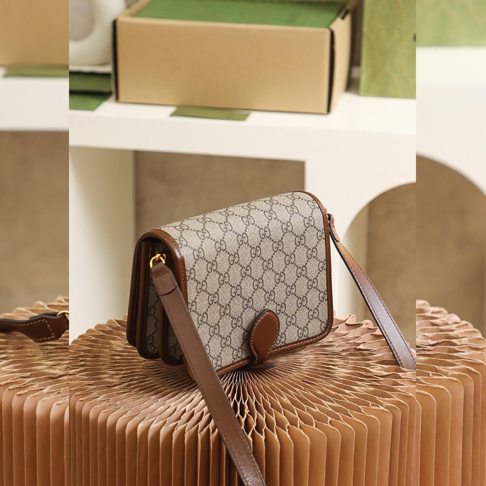 Gucci GG Mini Crossbody Bag With Interlocking G - Replica Luxury Bags™