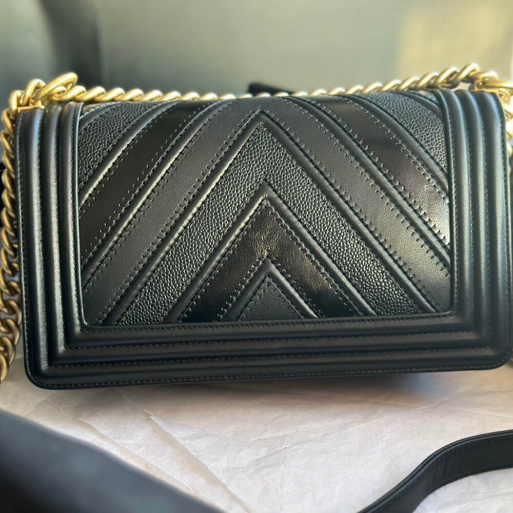 Chevron Boy Chanel Handbag - Replica Luxury Bags™