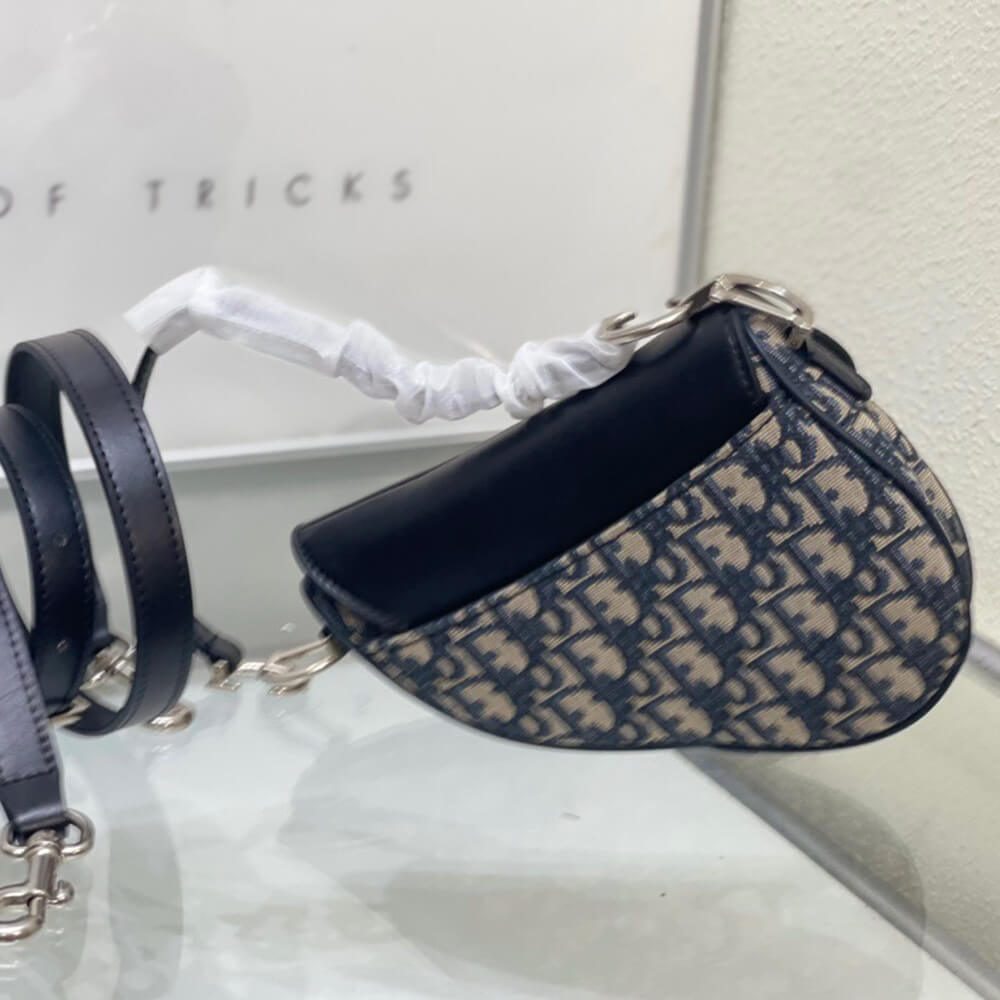 Dior Mini Saddle Bag with Strap - Replica Luxury Bags™