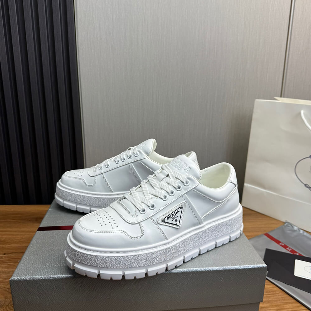 Prada Leather Sneakers Shoes - Replica Luxury Bags™