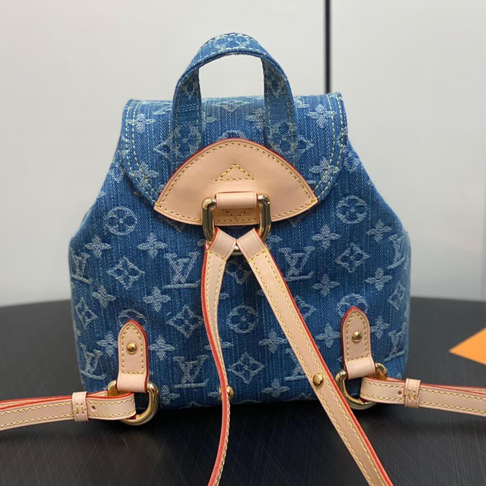 LV Venice Denim Backpack Bag - Replica Luxury Bags™