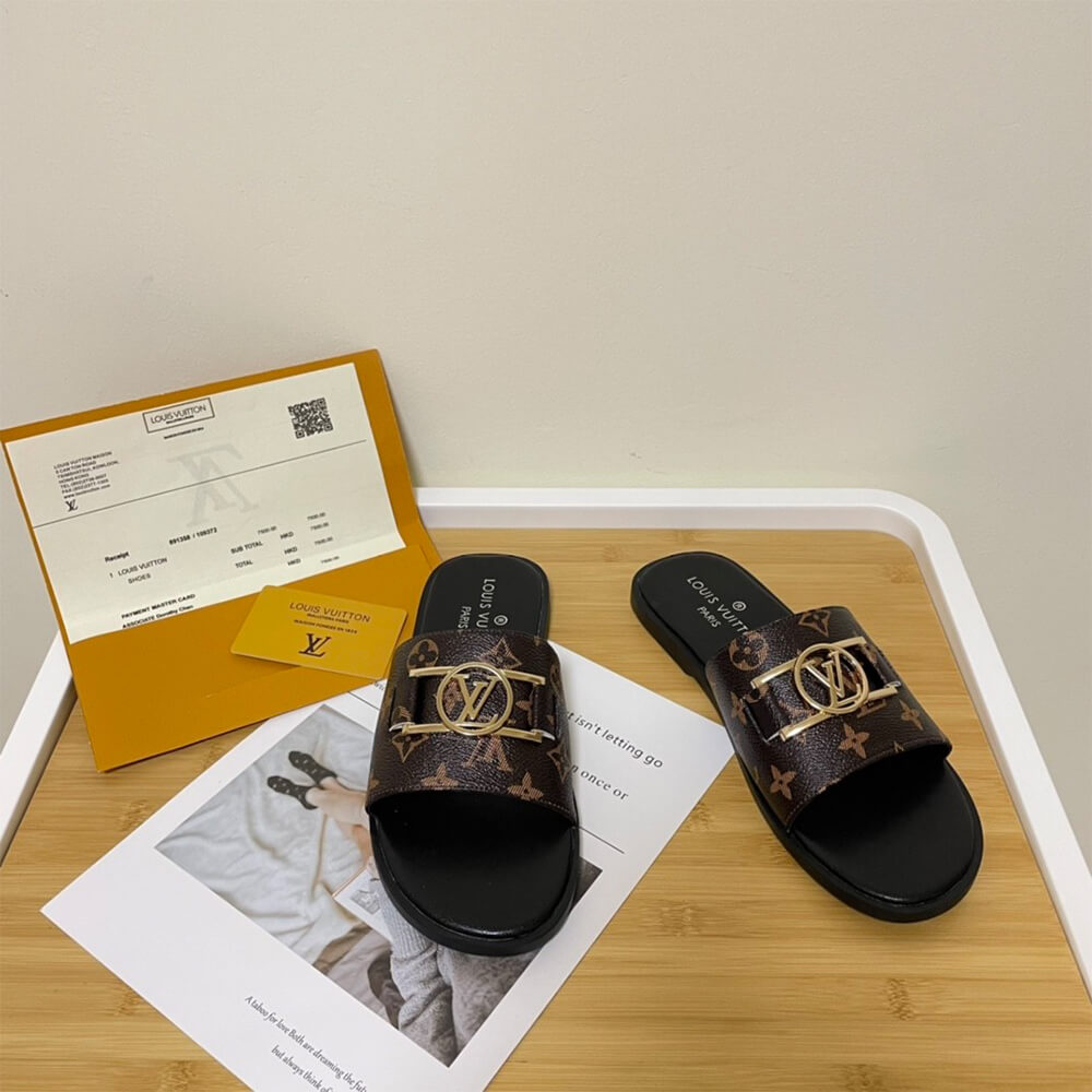 LV LOCK IT FLAT MULE Shoes - Replica Luxury Bags™