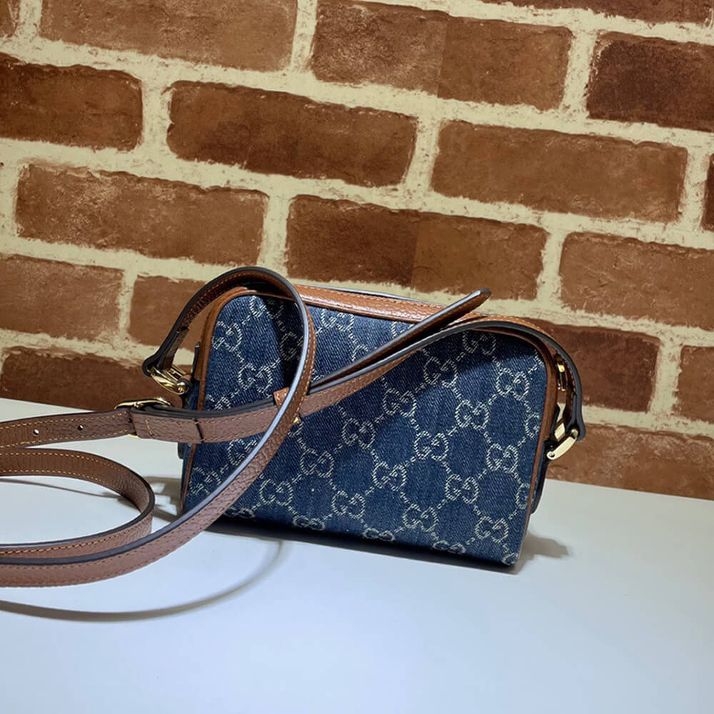 Gucci Ophidia GG Mini Denim Bag - Replica Luxury Bags™