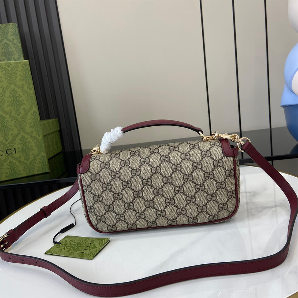 Gucci Horsebit 1955 Soft Small Top Handle Bag - Replica Luxury Bags™