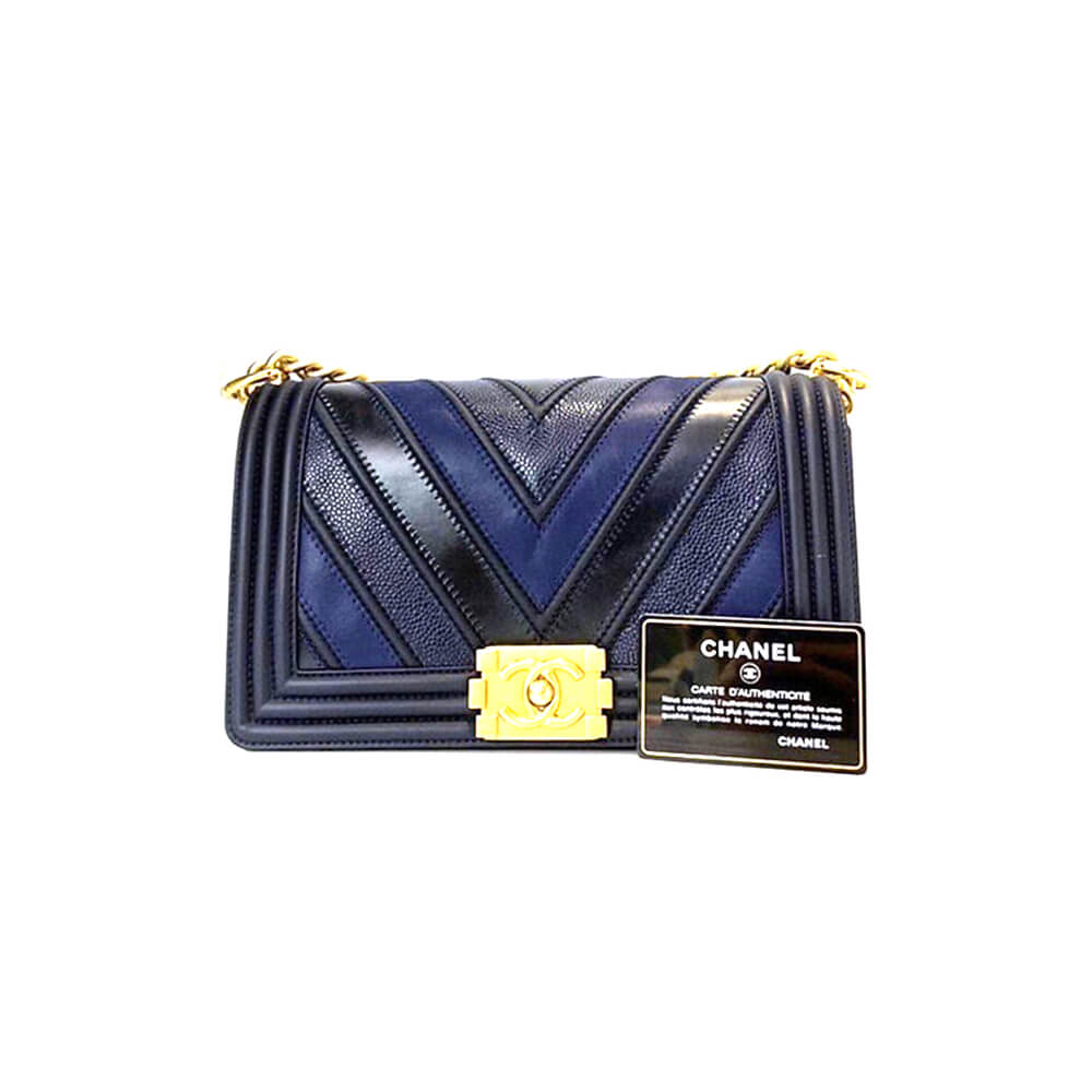 Chevron Boy Chanel Handbag - Replica Luxury Bags™
