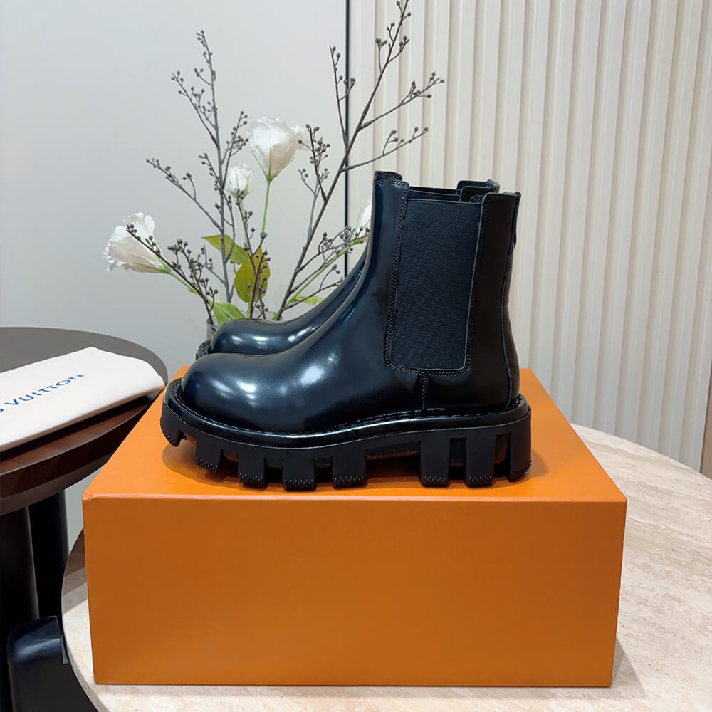 LV Checker Chelsea Boot Shoes - Replica Luxury Bags™
