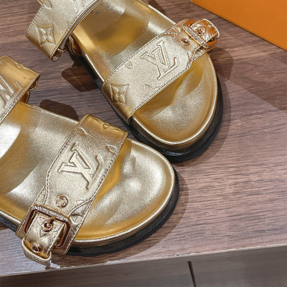 LV Bom Dia Flat Comfort Mule Shoes - Replica Luxury Bags™