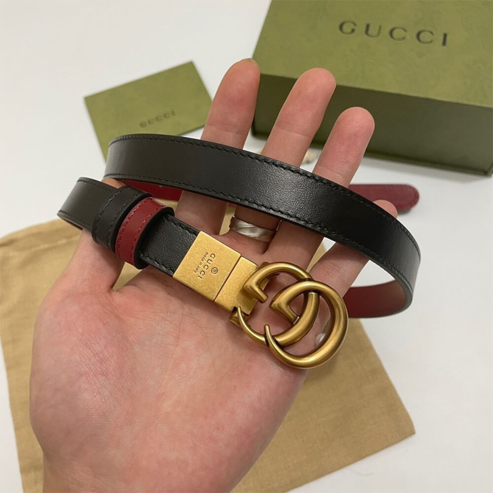 GUCCI Marmont Reversible 20mm Belt - Replica Luxury Bags™