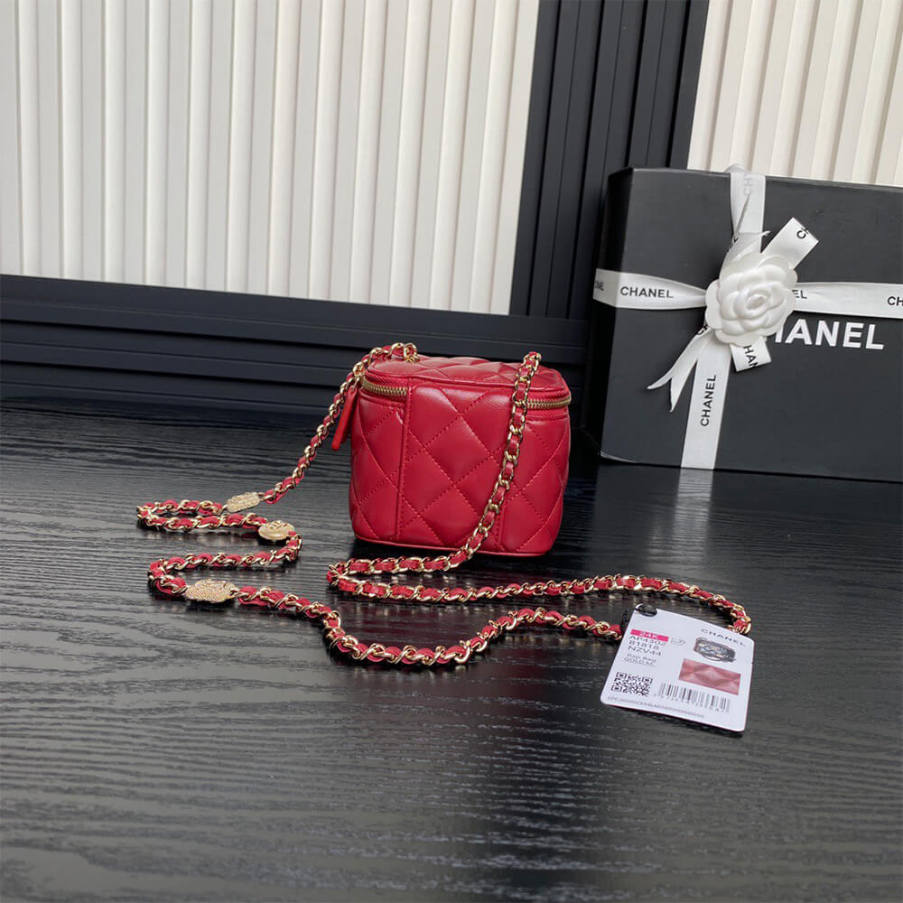 Chanel Small Vanity Bag with Chain - Replica Luxury Bags™